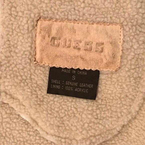 GUESS Coat Leather - Picture 3 of 4